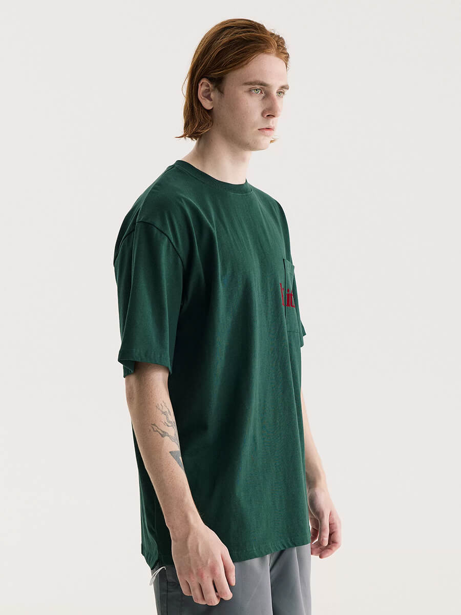 Unisex American Retro Graphic Pocket T-Shirt - Image 4