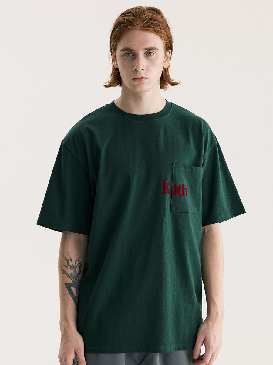 Unisex American Retro Graphic Pocket T-Shirt
